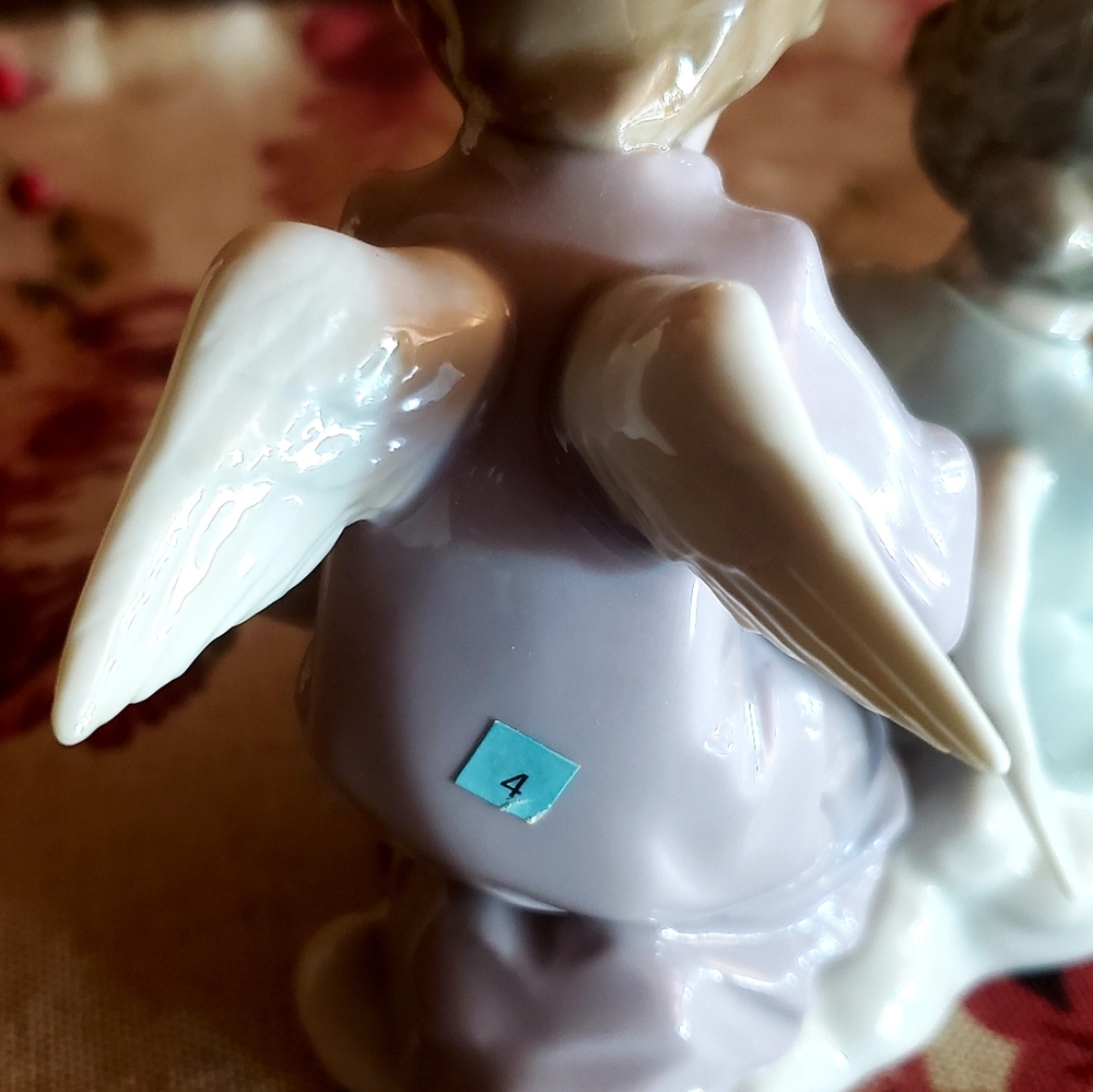 LLADRO Angels - Angelito Pienando al Compañero #5.727 - 1989 VTG - Picture 9 of 16